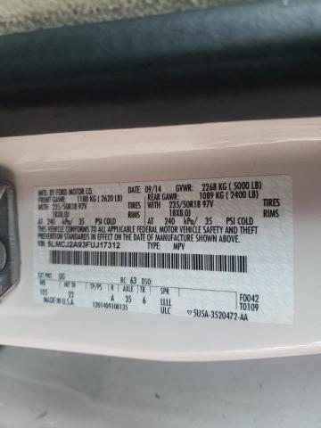 Photo 10 from auction – 2015 LINCOLN MKC with VIN 5LMCJ2A93FUJ17312
