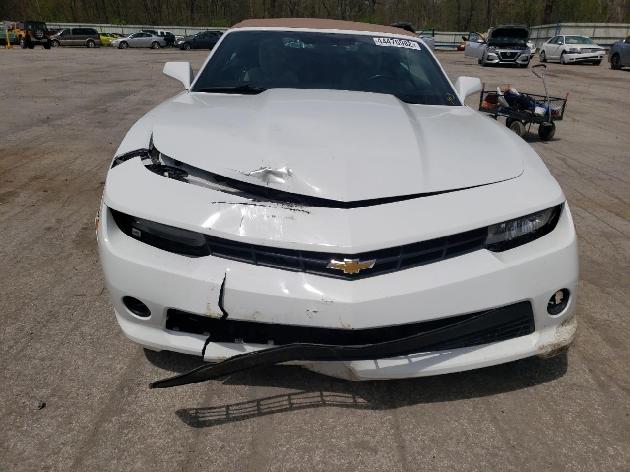 Photo 9 from auction – 2015 CHEVROLET CAMARO LT with VIN 2G1FD3D33F9262445