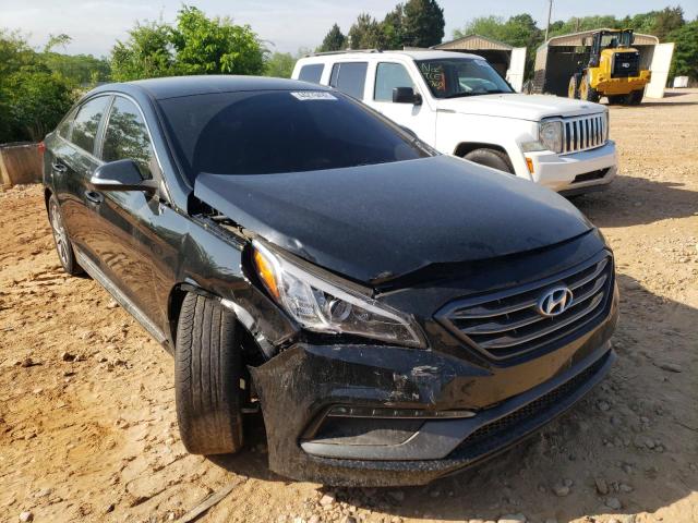 HYUNDAI SONATA SPO 2017 with VIN 5NPE34AF0HH522035 - Photo from auction
