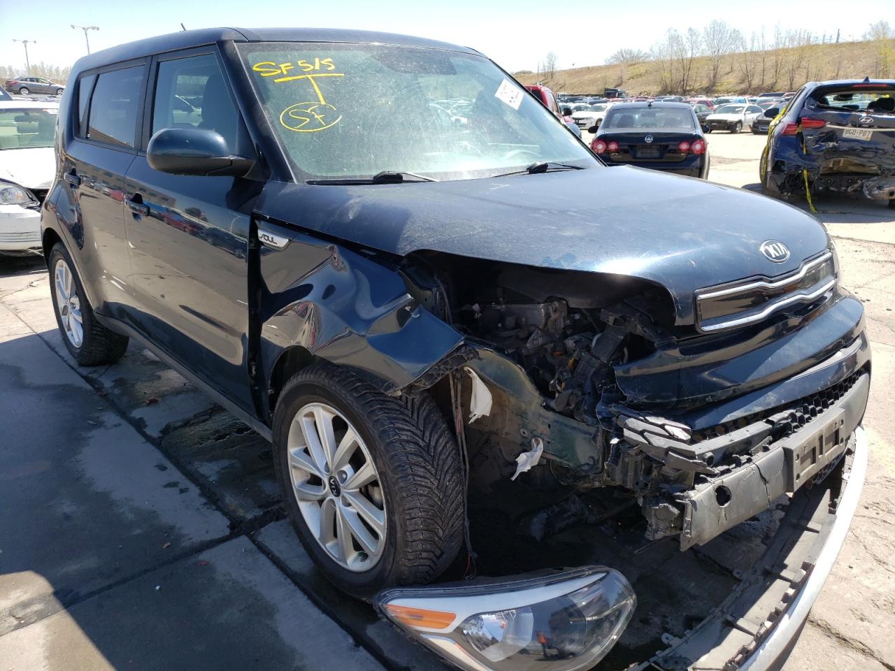 KIA SOUL + 2017 with VIN KNDJP3A56H7427505 - Photo from auction