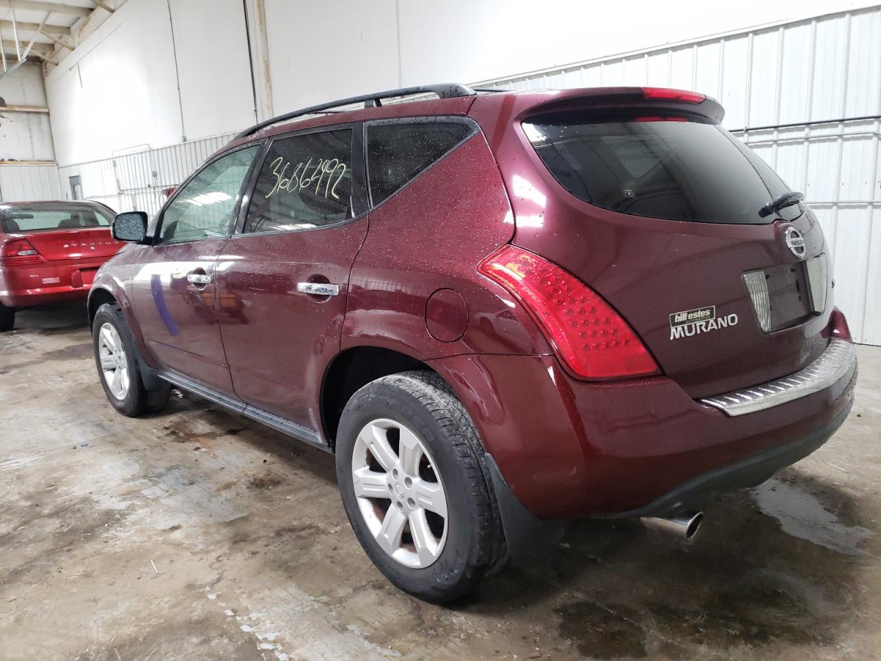 Photo 3 from auction – 2007 NISSAN MURANO SL with VIN JN8AZ08W07W667018