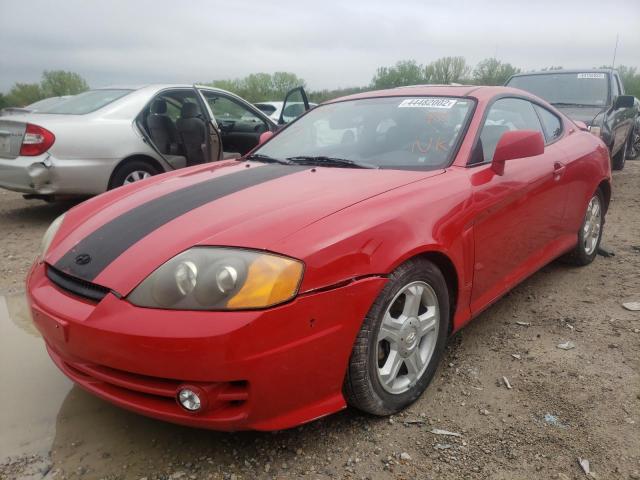 Photo 2 from auction – 2003 HYUNDAI TIBURON with VIN KMHHM65D23U091108