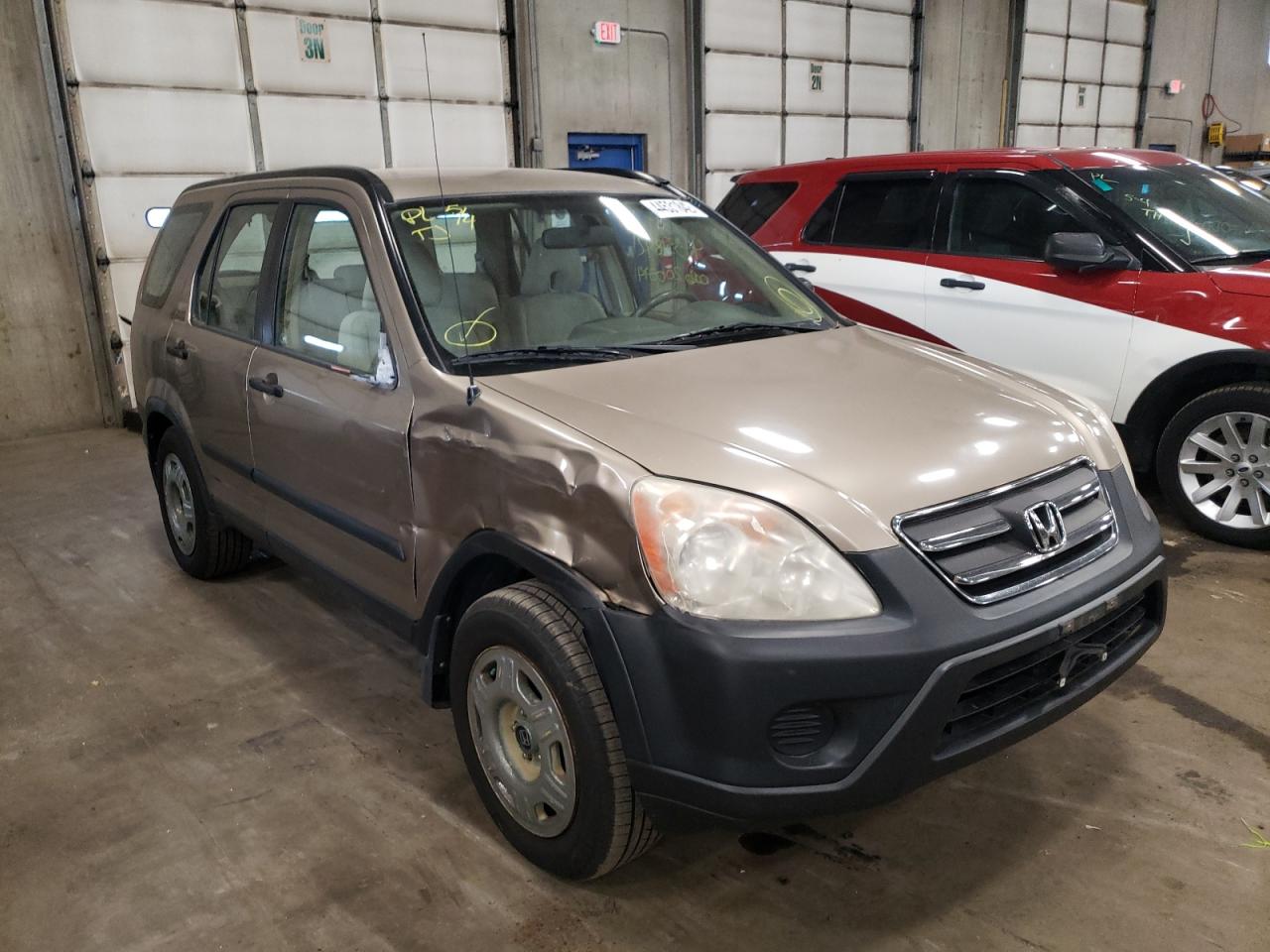 HONDA CR-V LX 2006 with VIN SHSRD68586U402463 - Photo from auction
