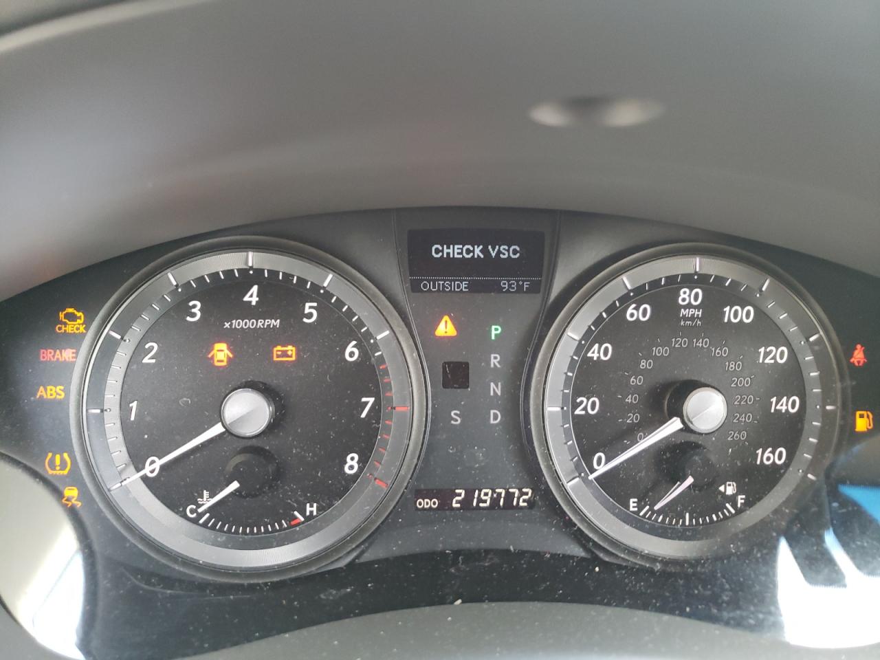 Photo 8 from auction – 2008 LEXUS ES 350 with VIN JTHBJ46G782161994