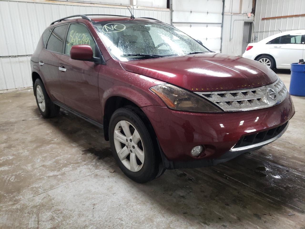 Photo 9 from auction – 2007 NISSAN MURANO SL with VIN JN8AZ08W07W667018