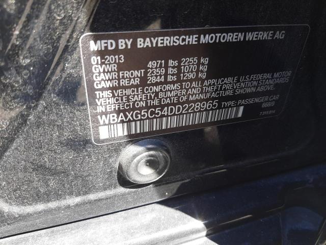 Photo 10 from auction – 2013 BMW 528 I with VIN WBAXG5C54DD228965