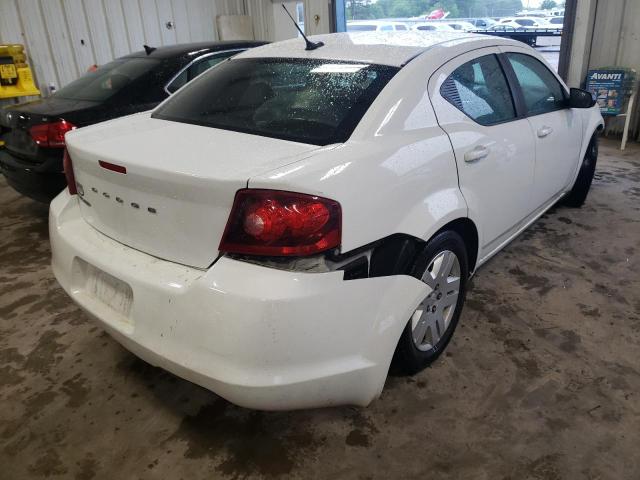 Photo 4 from auction – 2012 DODGE AVENGER SE with VIN 1C3CDZAB7CN214419