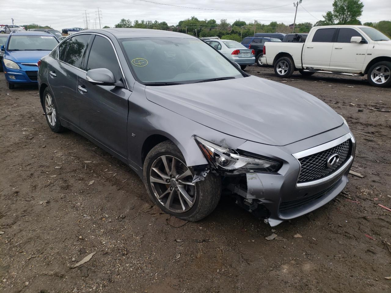 Photo 1 from auction – 2015 INFINITI Q50 BASE with VIN JN1BV7AR4FM422339