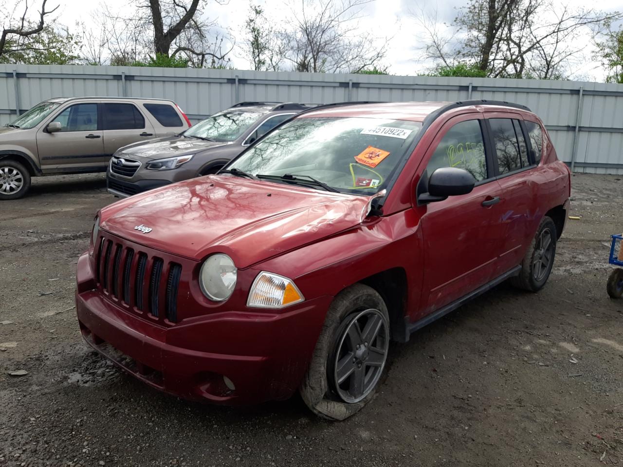 Photo 2 from auction – 2008 JEEP COMPASS SP with VIN 1J8FF47W48D751061