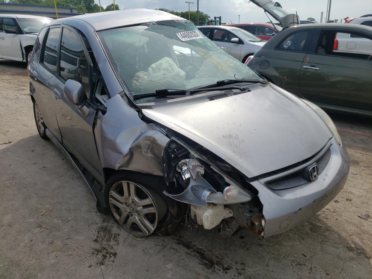 HONDA FIT S 2007 with VIN JHMGD38697S004901 - Photo from auction