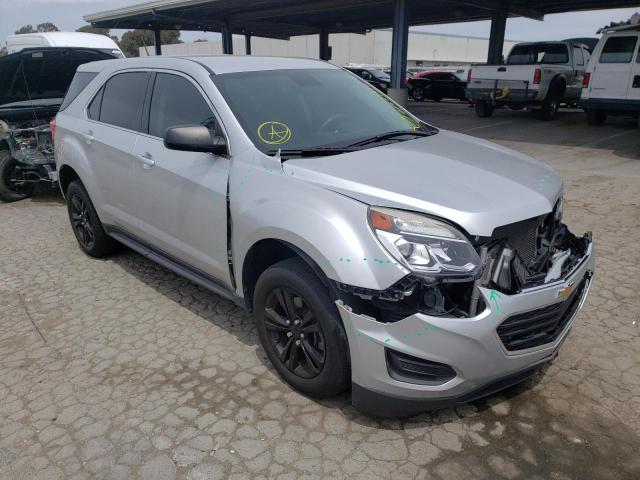 CHEVROLET EQUINOX LS 2017 with VIN 2GNALBEK7H1555696 - Photo from auction