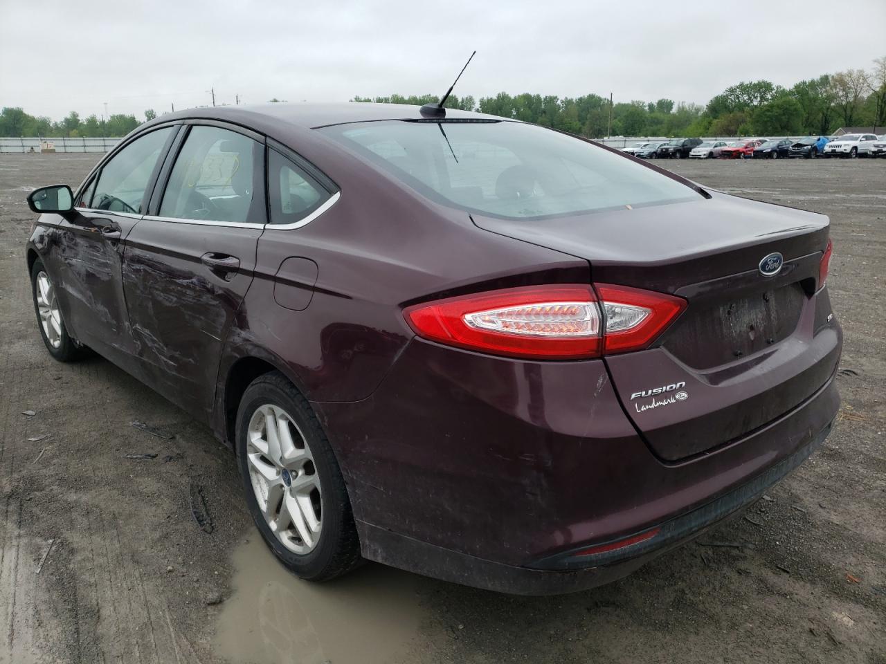 Photo 3 from auction – 2013 FORD FUSION SE with VIN 3FA6P0H78DR125590