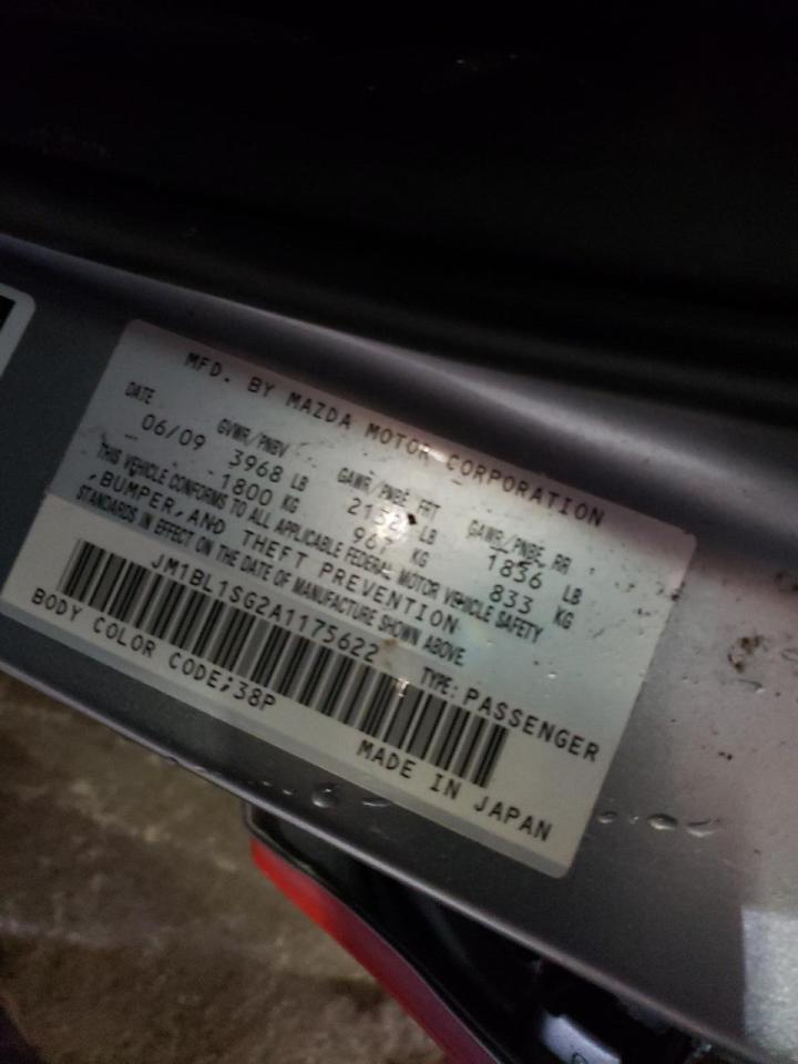 Photo 10 from auction – 2010 MAZDA 3 I with VIN JM1BL1SG2A1175622