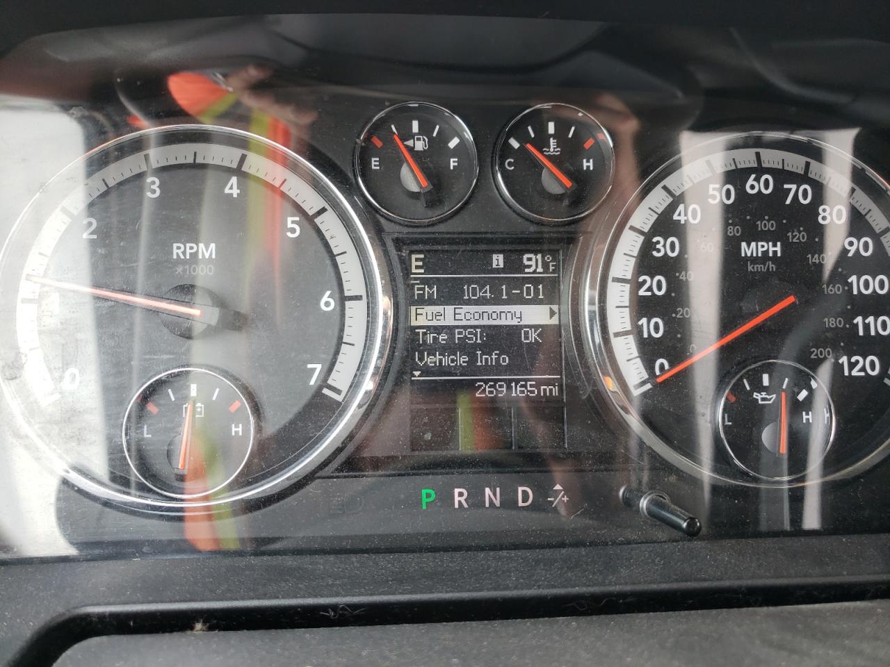 Photo 8 from auction – 2011 DODGE RAM 1500 with VIN 1D7RB1GT5BS623909