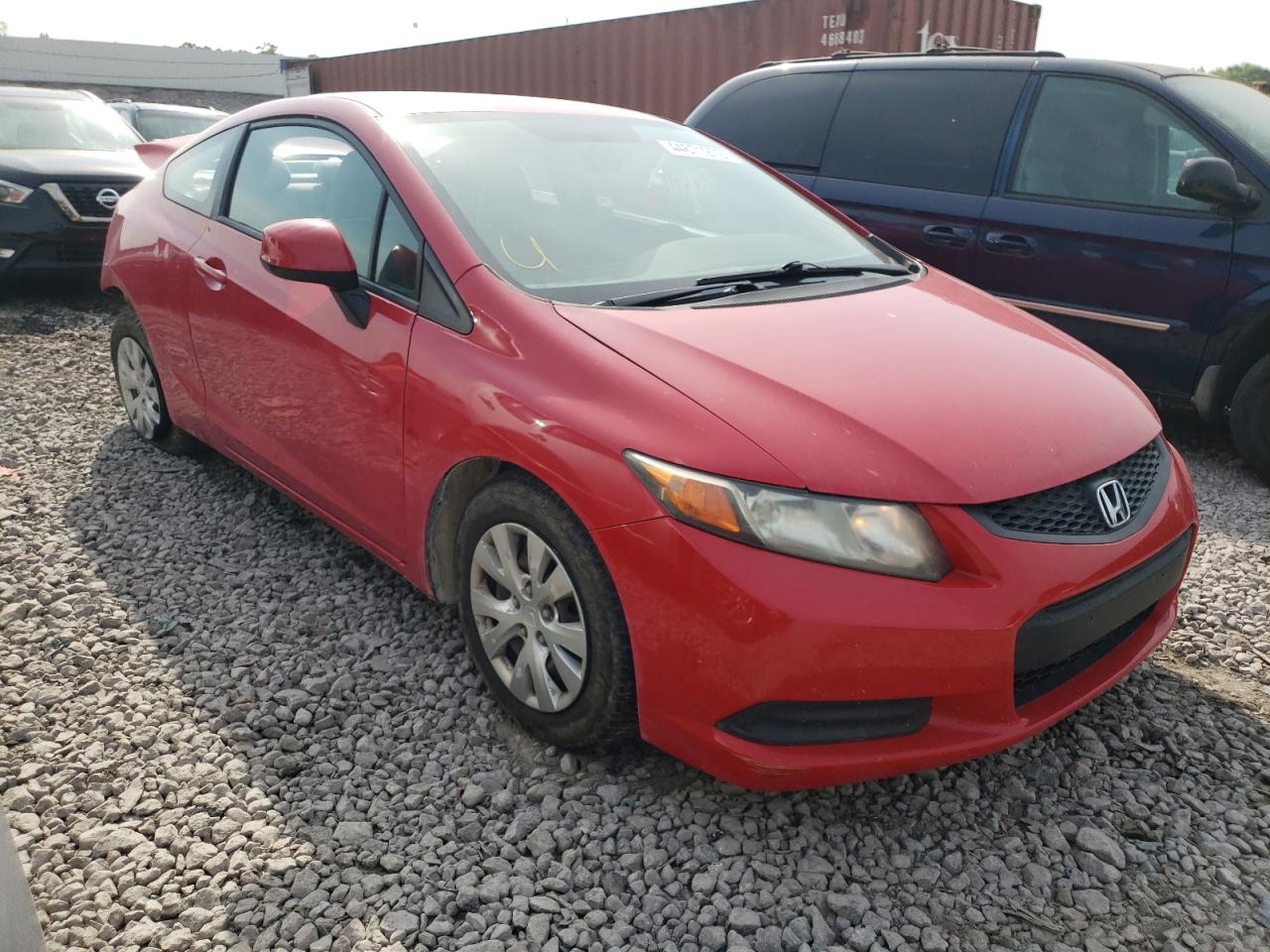HONDA CIVIC LX 2012 with VIN 2HGFG3B56CH565712 - Photo from auction
