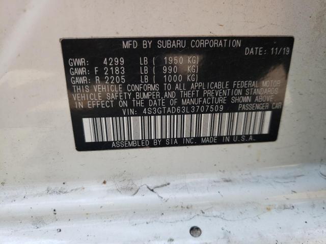 Photo 10 from auction – 2020 SUBARU IMPREZA PR with VIN 4S3GTAD63L3707509