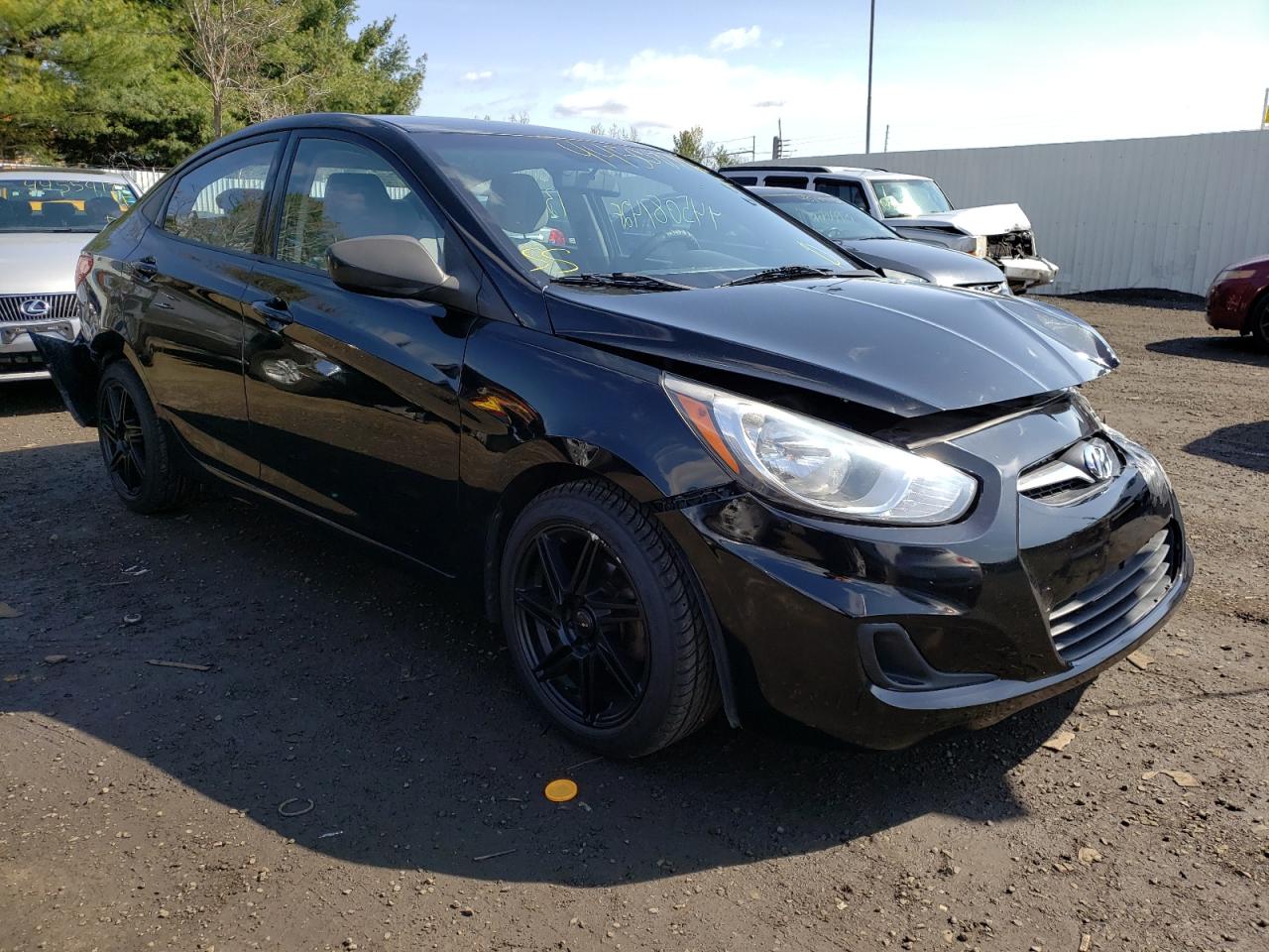 HYUNDAI ACCENT GLS 2012 with VIN KMHCT4AE0CU222293 - Photo from auction