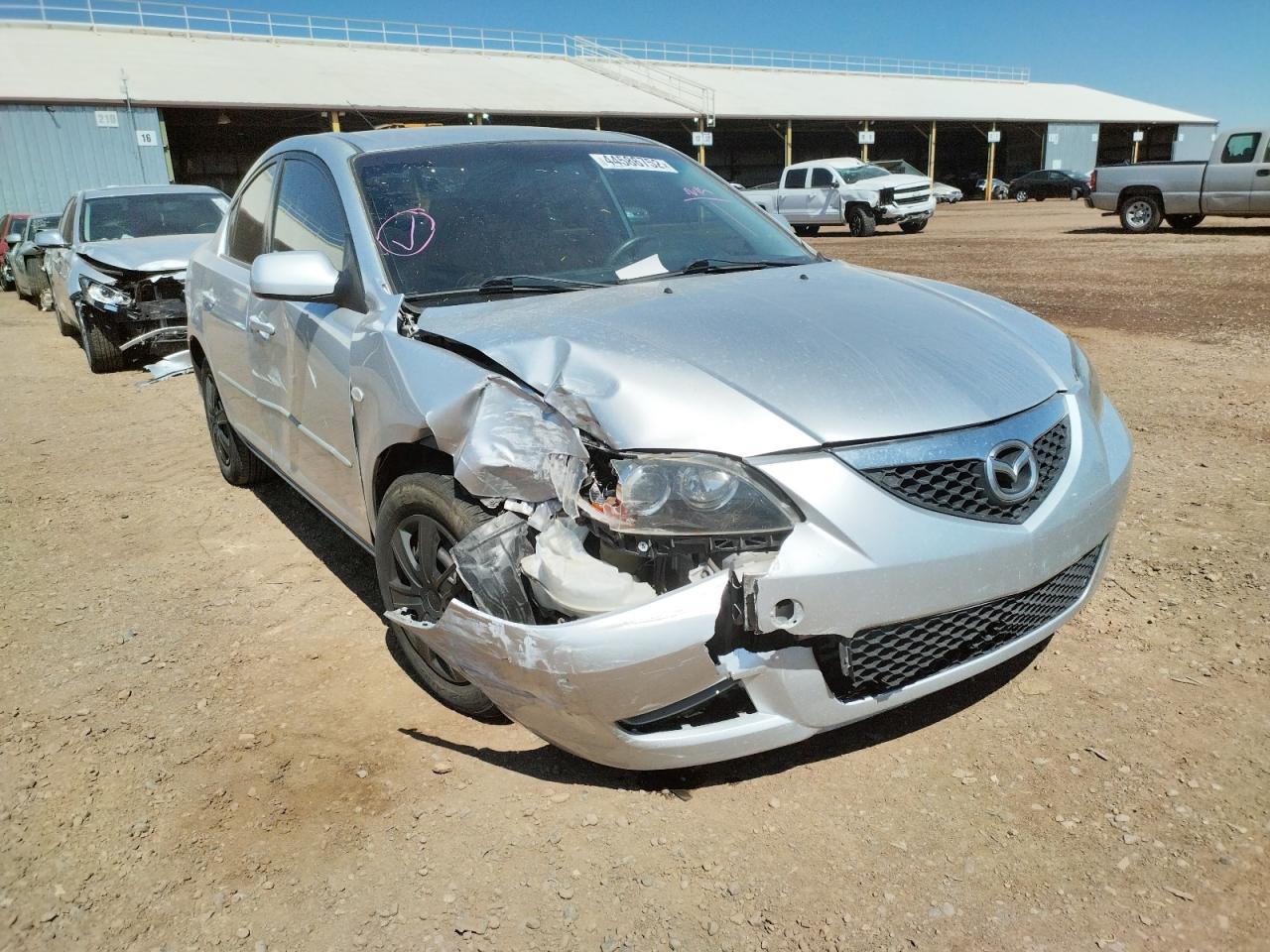MAZDA 3 I 2008 with VIN JM1BK12G381146417 - Photo from auction