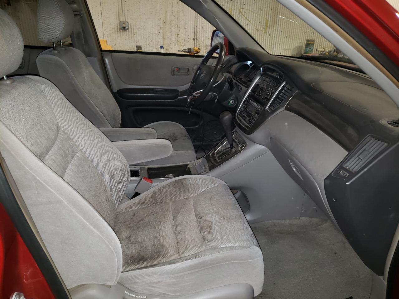 Photo 5 from auction – 2003 TOYOTA HIGHLANDER with VIN JTEHF21A430113275