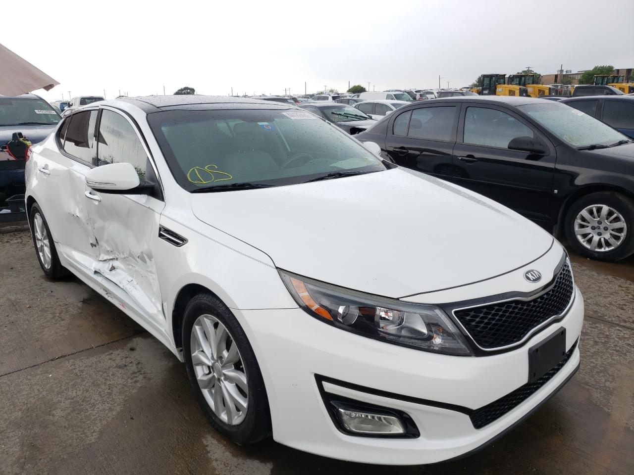 KIA OPTIMA EX 2015 with VIN 5XXGN4A73FG455774 - Photo from auction