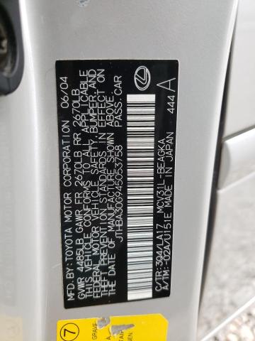 صورة رقم 10 من المزاد - 2004 LEXUS ES 330 مع VIN JTHBA30G945053758