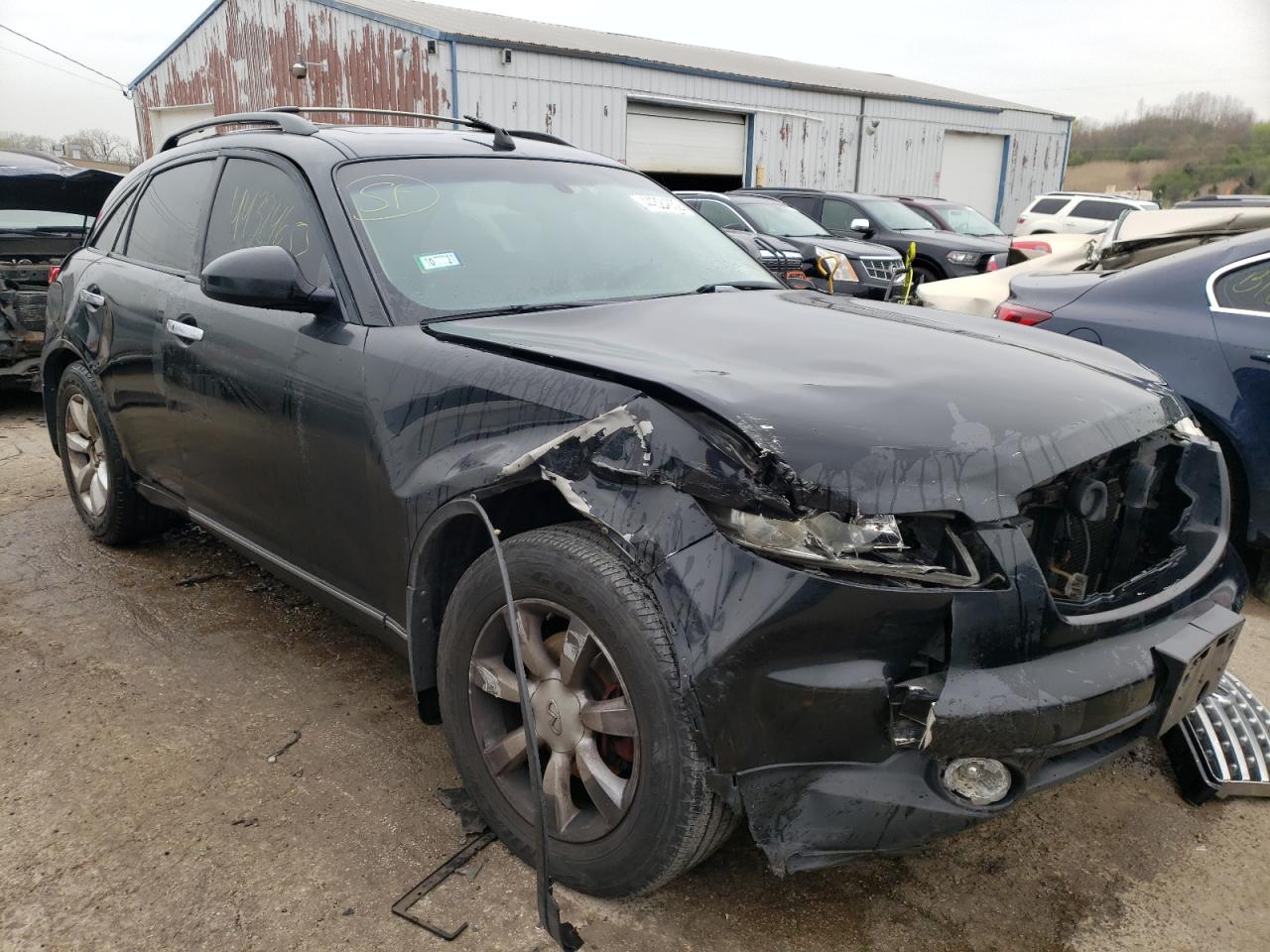 INFINITI FX35 2005 with VIN JNRAS08W45X218027 - Photo from auction