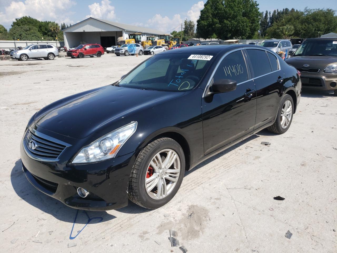 Photo 2 from auction – 2012 INFINITI G25 with VIN JN1DV6AR0CM862699