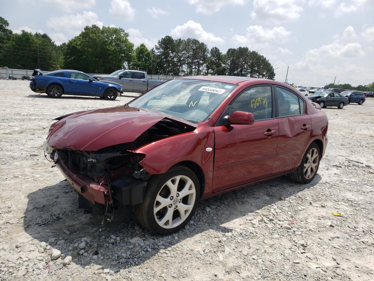Photo 2 from auction – 2009 MAZDA 3 I with VIN JM1BK32F791208745