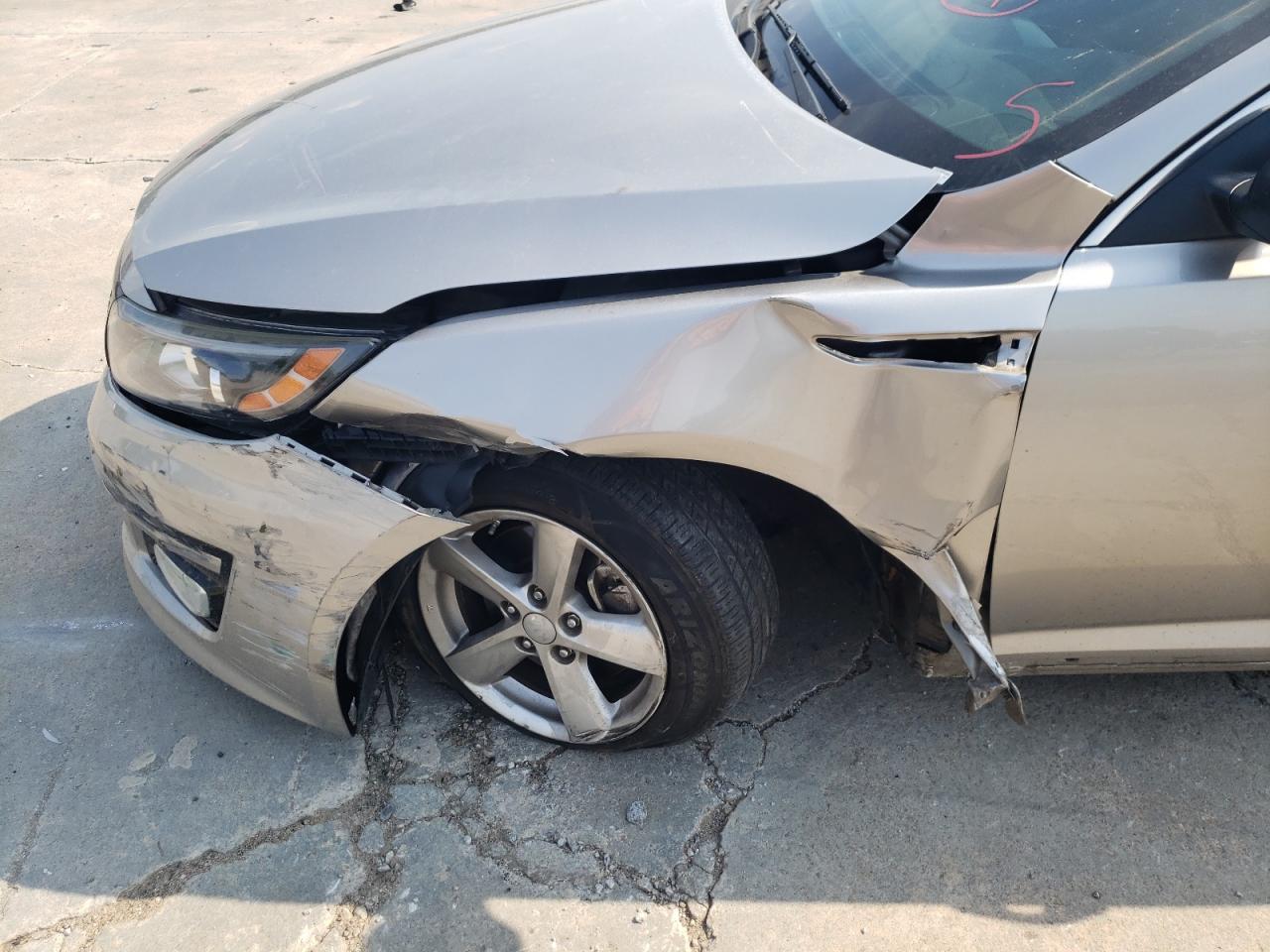 Photo 9 from auction – 2015 KIA OPTIMA LX with VIN 5XXGM4A72FG483861