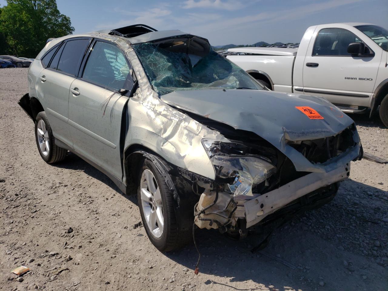 LEXUS RX 350 2007 with VIN JTJGK31U270008412 - Photo from auction