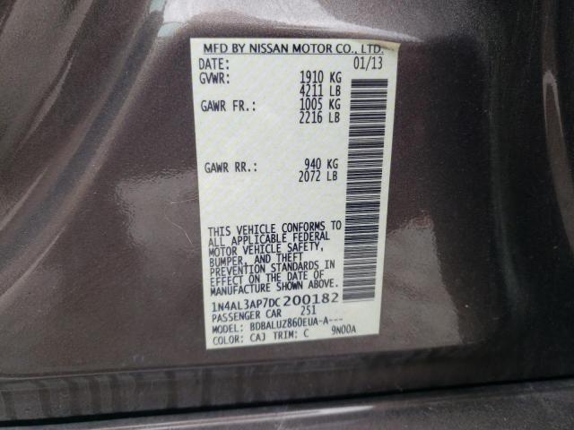 Photo 10 from auction – 2013 NISSAN ALTIMA 2.5 with VIN 1N4AL3AP7DC200182