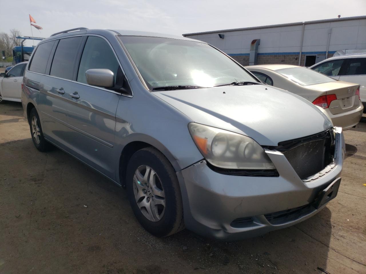 HONDA ODYSSEY EX 2007 with VIN 5FNRL38427B010371 - Photo from auction