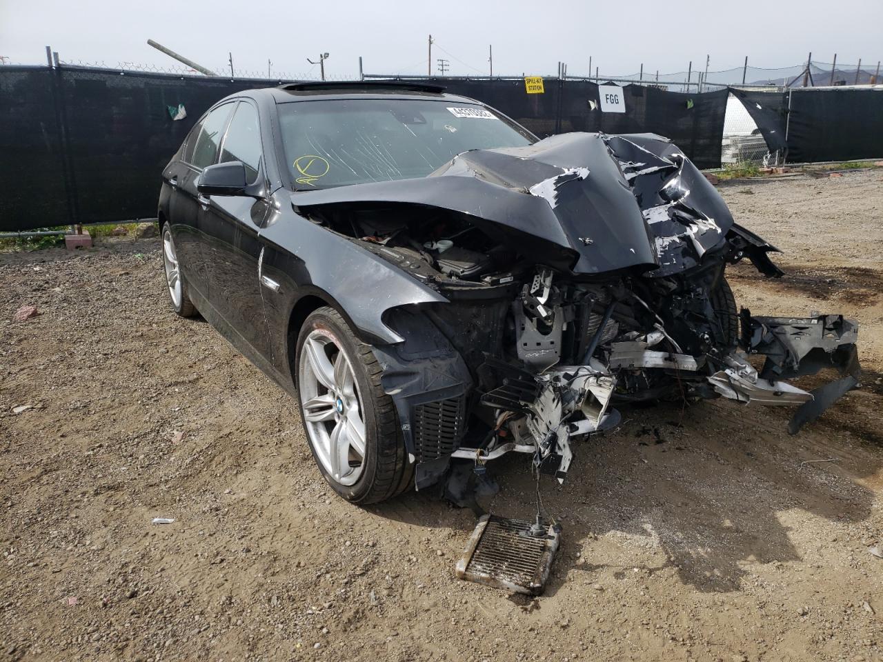 BMW 550 I 2011 with VIN WBAFR9C52BDE81537 - Photo from auction