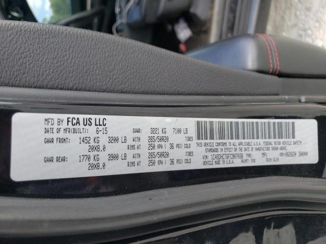Photo 10 from auction – 2015 DODGE DURANGO RT with VIN 1C4SDHCT6FC907036