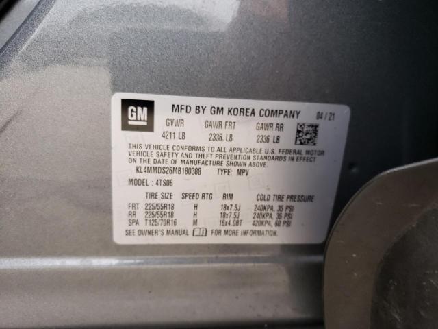 Photo 10 from auction – 2021 BUICK ENCORE GX with VIN KL4MMDS26MB180388