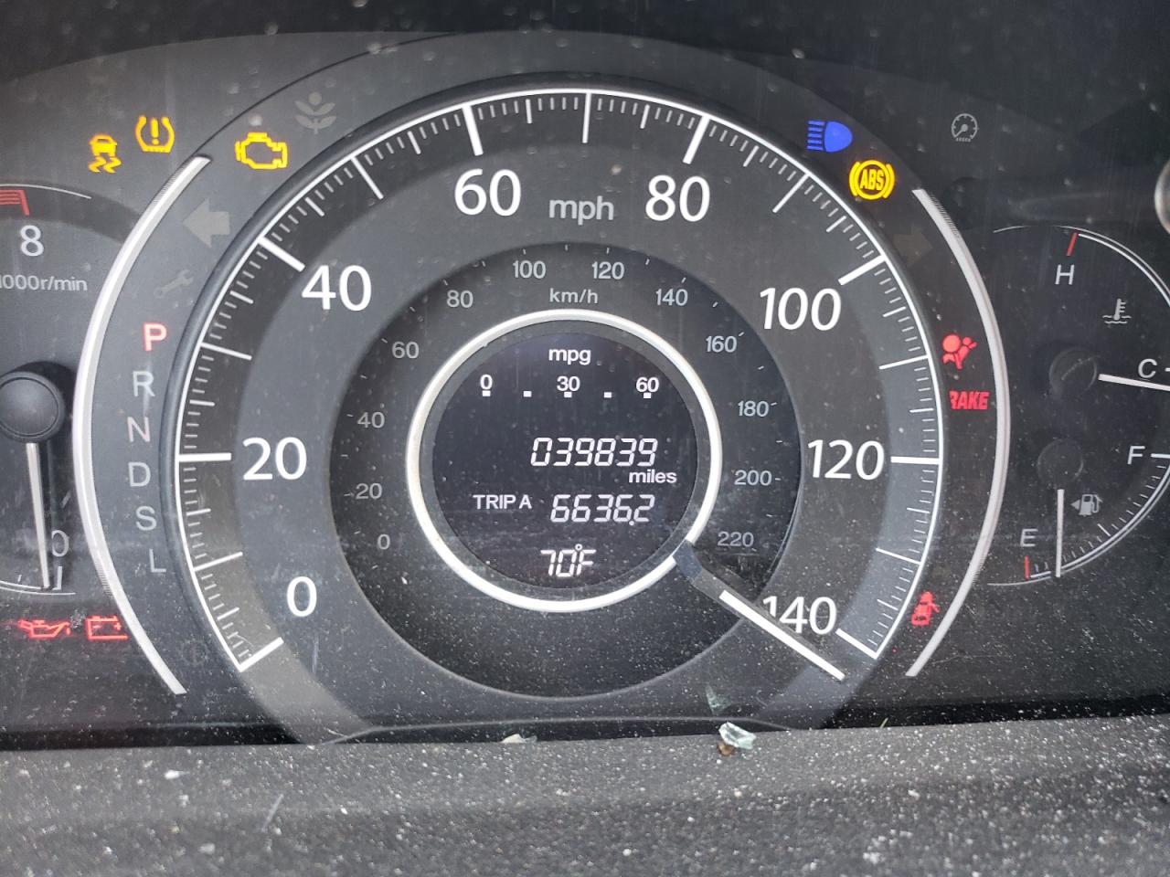 Photo 13 from auction – 2016 HONDA CR-V SE with VIN 5J6RM4H46GL116168