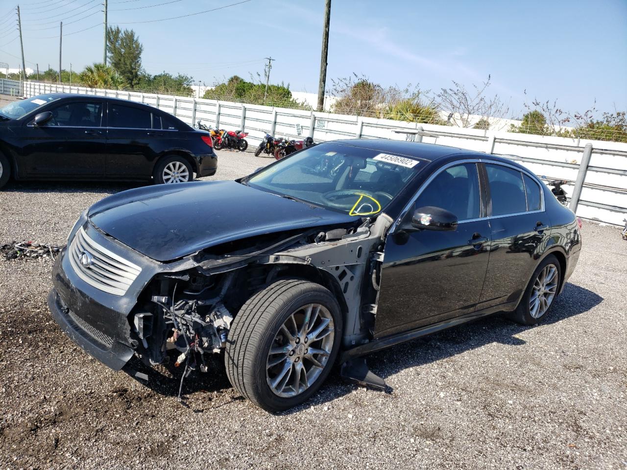Photo 2 from auction – 2007 INFINITI G35 with VIN JNKBV61E47M707952
