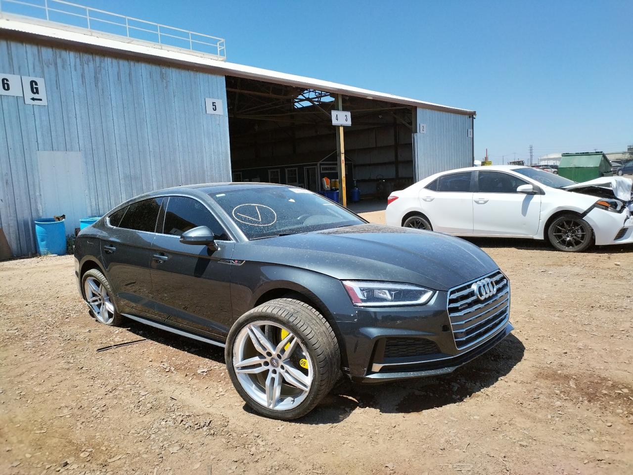 AUDI A5 PREMIUM 2018 with VIN WAUENCF51JA054556 - Photo from auction