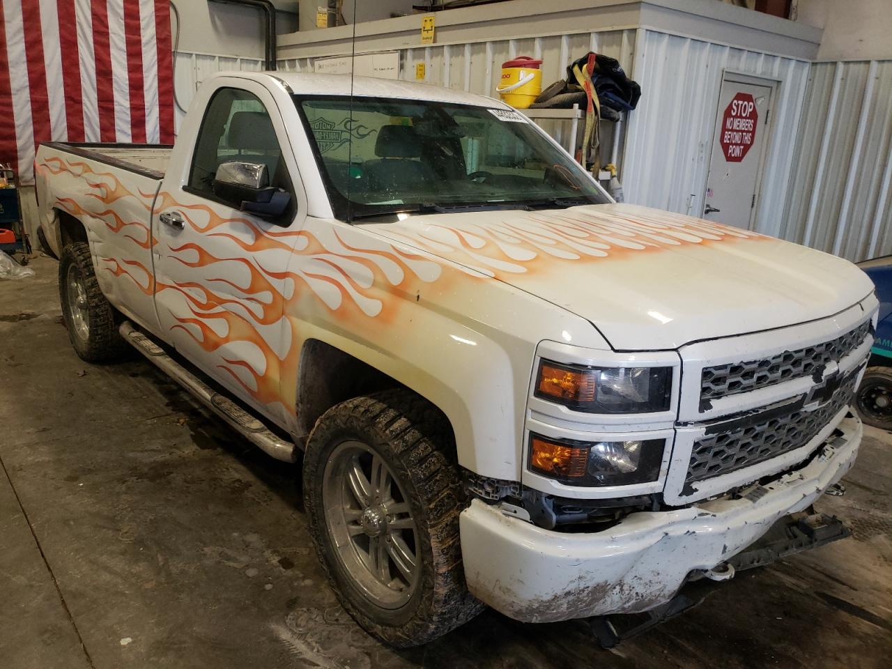 CHEVROLET SILVERADO 2014 with VIN 1GCNKPEH4EZ354873 - Photo from auction