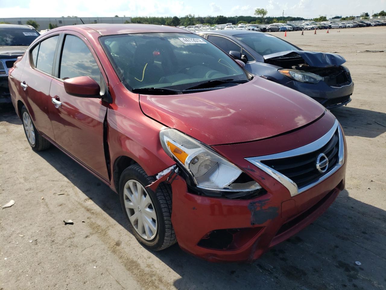 NISSAN VERSA S 2016 with VIN 3N1CN7AP4GL863581 - Photo from auction