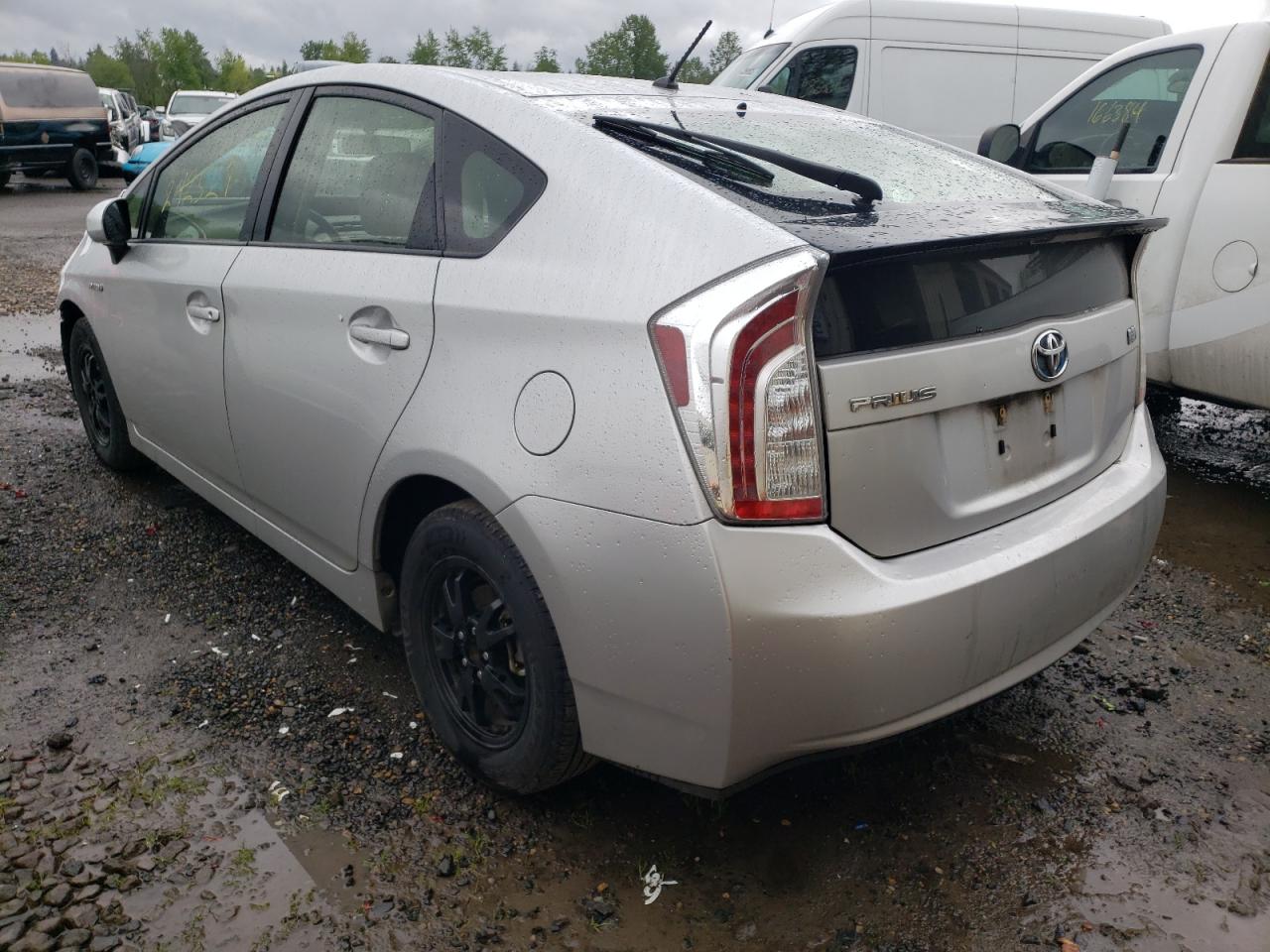 Photo 3 from auction – 2013 TOYOTA PRIUS with VIN JTDKN3DU4D5704557