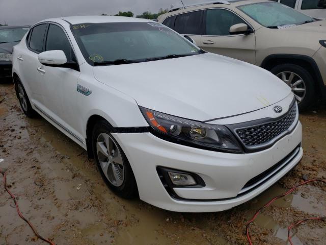 KIA OPTIMA HYB 2015 with VIN KNAGM4AD4F5079323 - Photo from auction