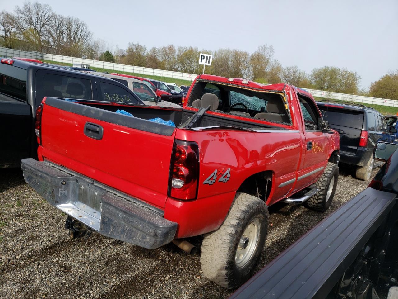 Photo 4 from auction – 2006 CHEVROLET SILVERADO with VIN 3GCEK14X56G242283