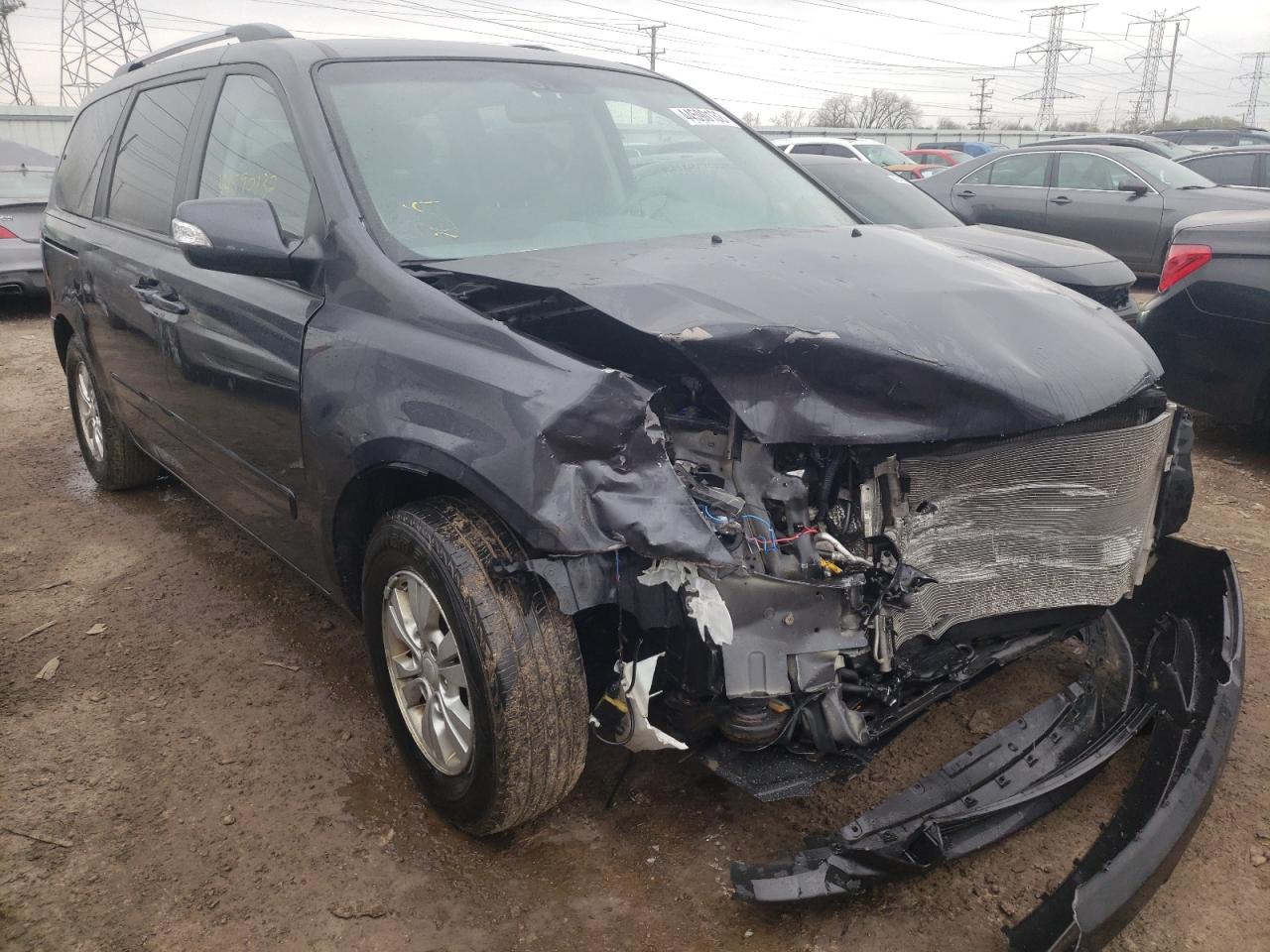 KIA SEDONA LX 2012 with VIN KNDMG4C78C6472980 - Photo from auction