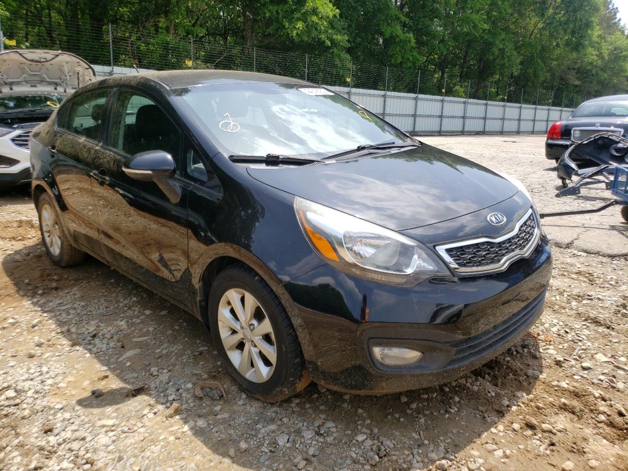 KIA RIO EX 2012 with VIN KNADN4A38C6046595 - Photo from auction