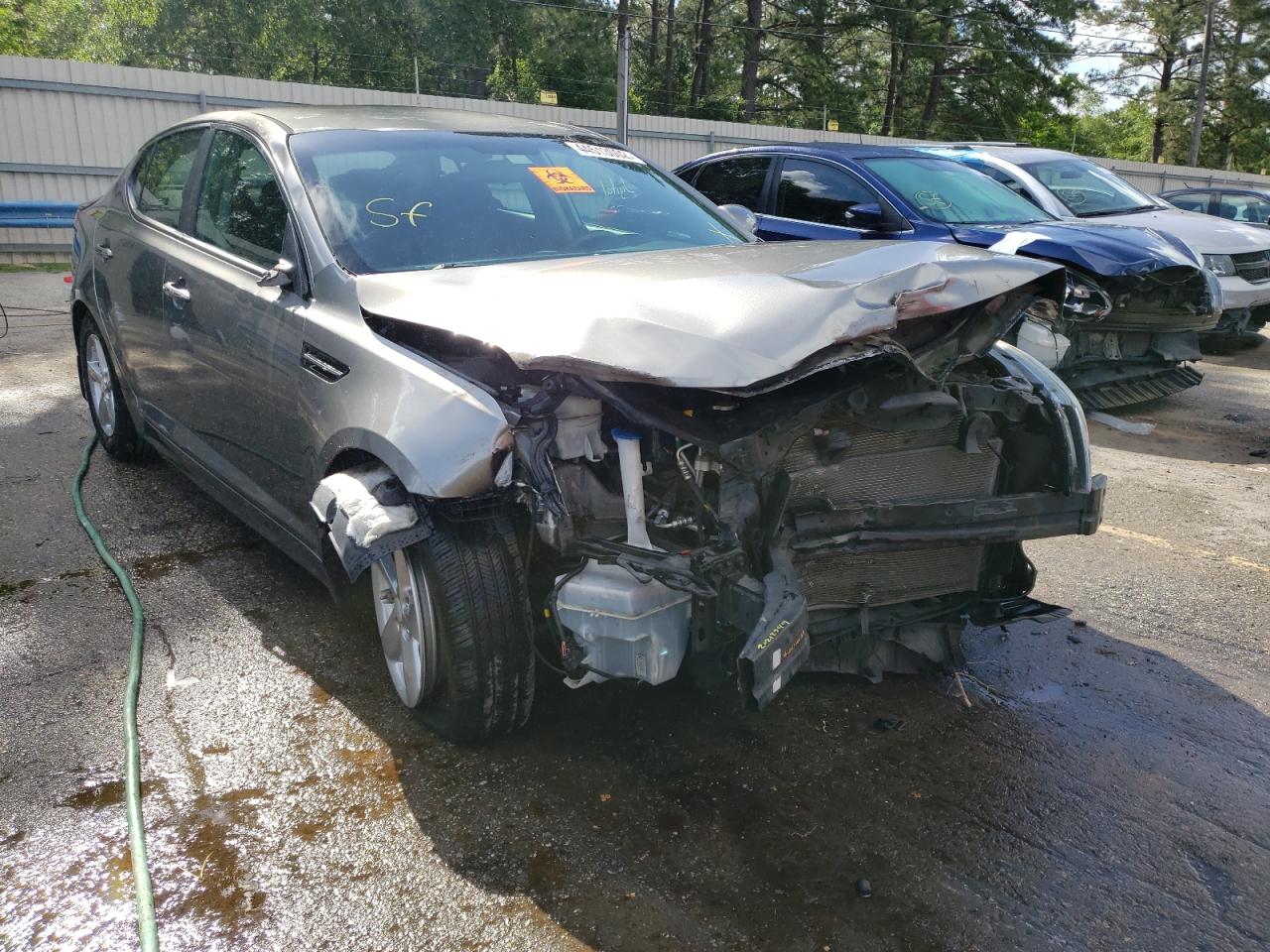 KIA OPTIMA LX 2015 with VIN 5XXGM4A72FG466395 - Photo from auction