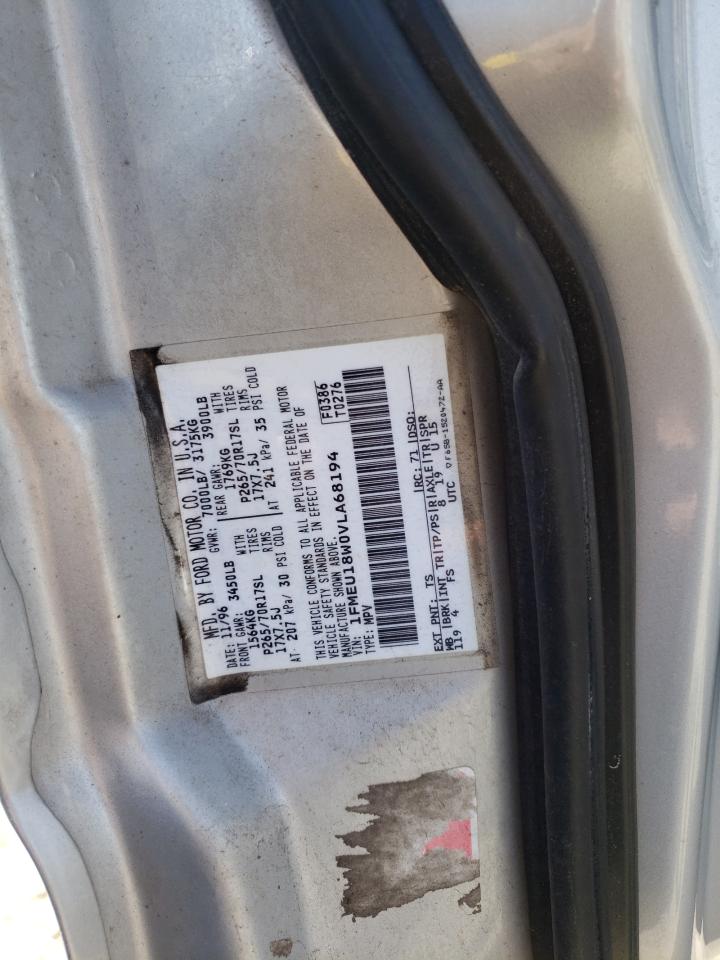 Photo 10 from auction – 1997 FORD EXPEDITION with VIN 1FMEU18W0VLA68194