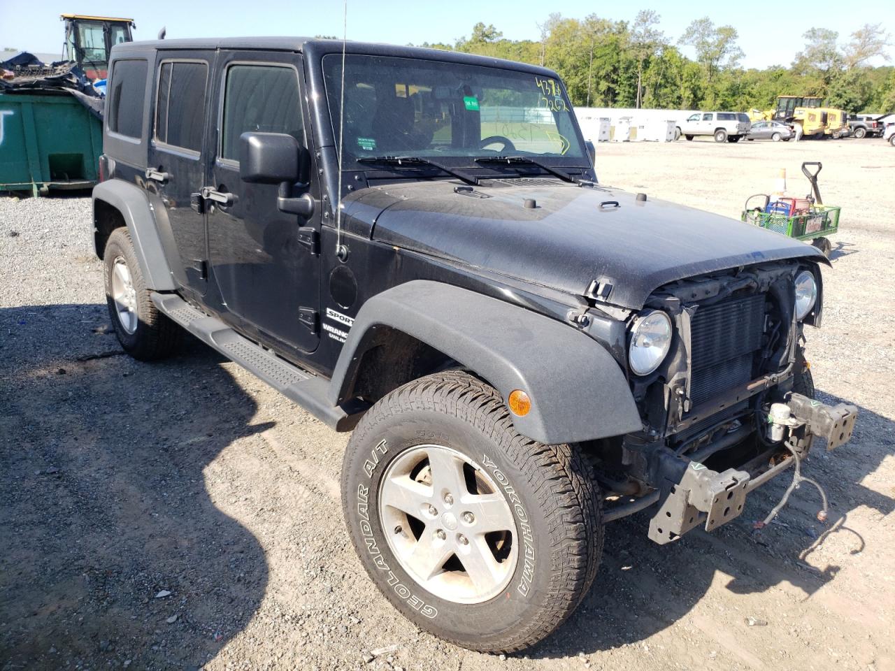 JEEP WRANGLER U 2016 with VIN 1C4BJWDG0GL114945 - Photo from auction