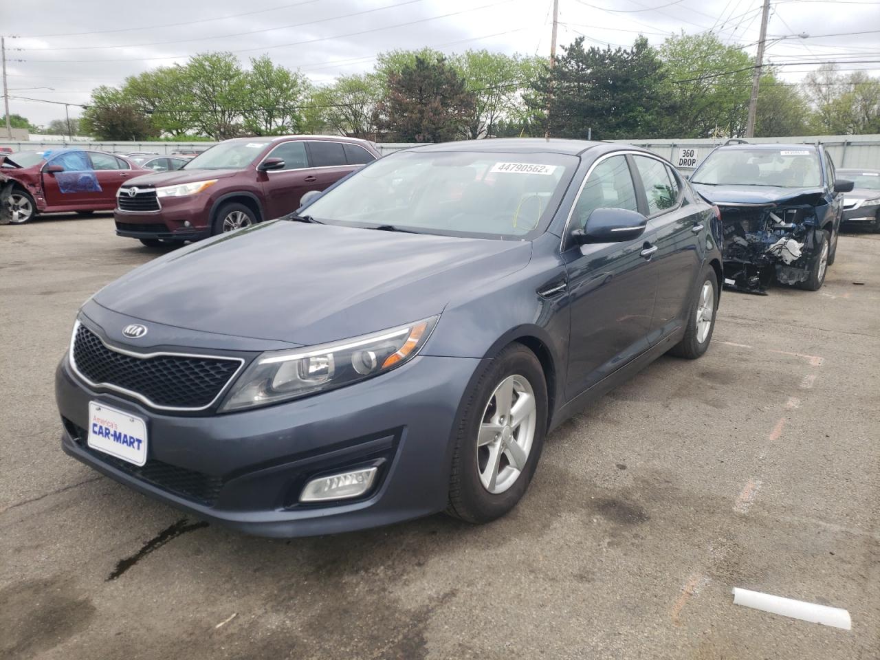Photo 2 from auction – 2015 KIA OPTIMA LX with VIN KNAGM4A77F5597971