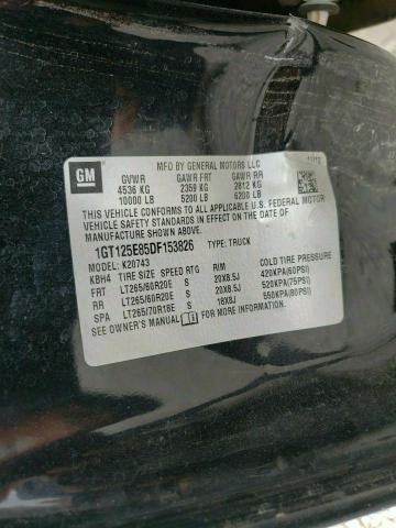 Photo 10 from auction – 2013 GMC SIERRA K25 with VIN 1GT125E85DF153826